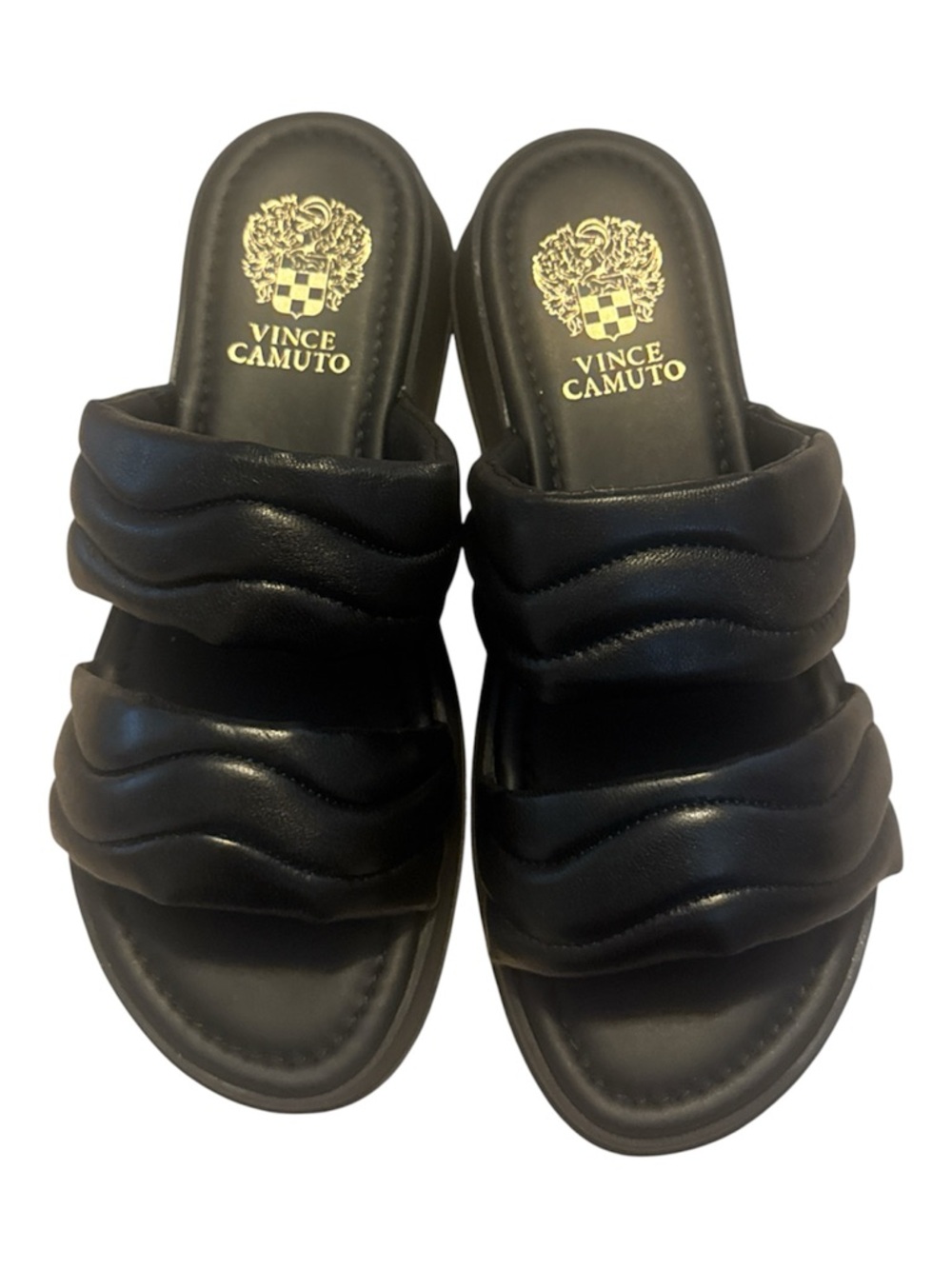 NWT Vince Camuto Sondrie Sandal in Black Napa - Size 7 - In box - Picture 3 of 8